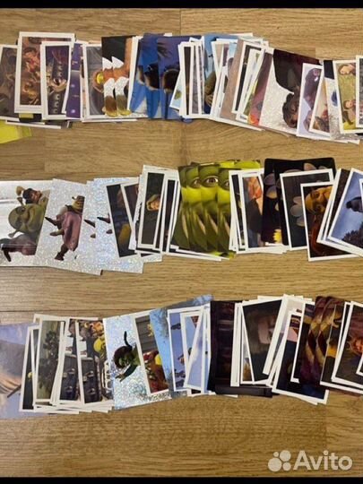 Наклейки шрек много панини panini