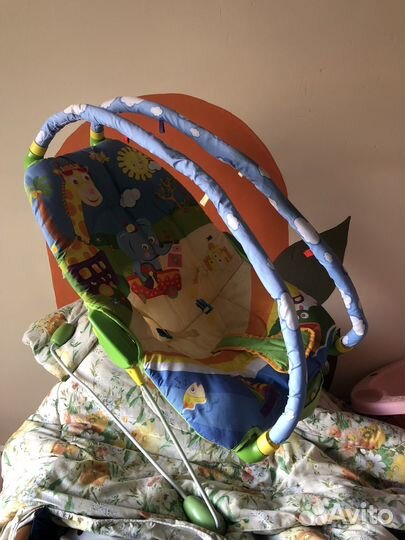 Набор ребенка: шезлонг люлька, ванночка