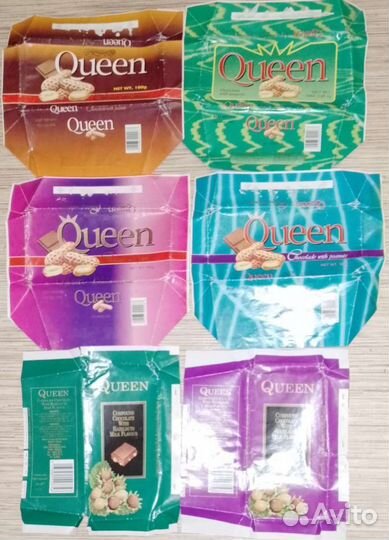 Обёртка от шоколада Queen 1996