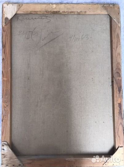 Картина маслом на холсте портрет В.И.Ленин