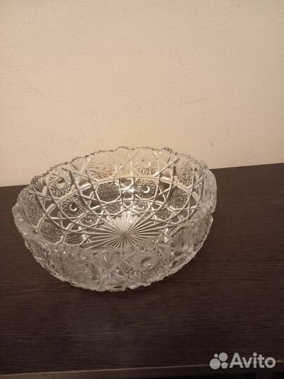 Хрустальная ваза 26 см