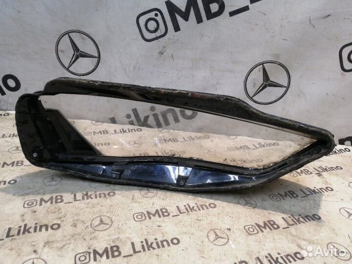 Стекло фары левое Audi A4 B8