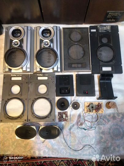 Динамики ссср,фильтр панели,терминалы,Aiwa, Sony