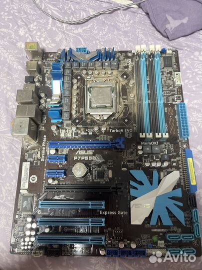 Материнская плата с процессором intel xeon x3460