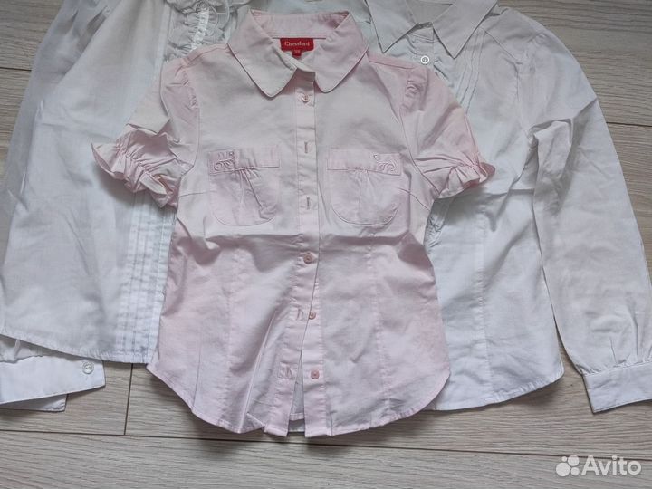 Рубашка для девочки 122 128