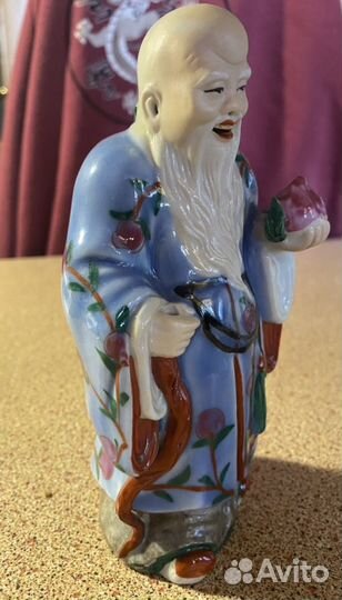 Статуэтка «Китайский Мудрец» фарфор