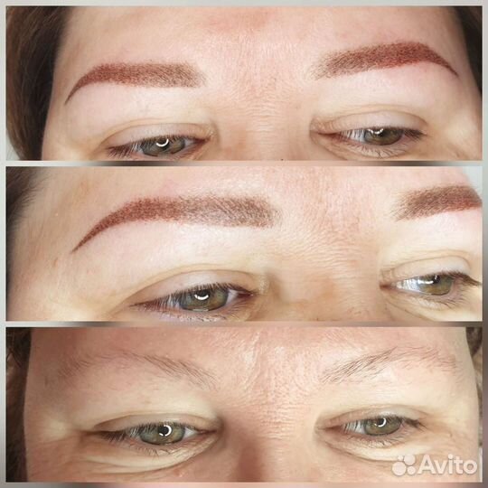 Перманентный макияж бровей и губ