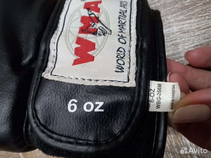 Боксерские перчатки 6 oz