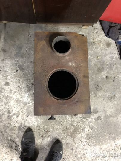 Печка буржуйка чугунная