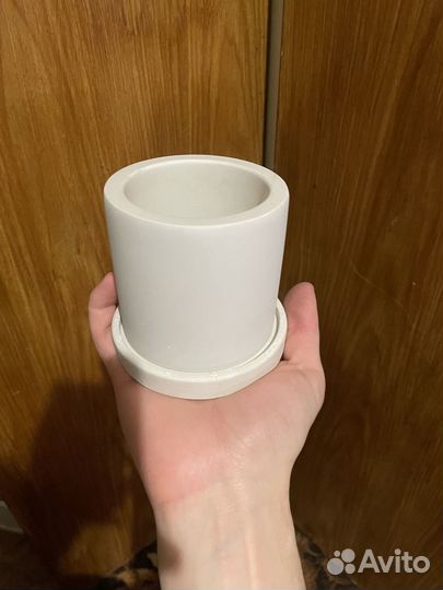 Гипсовое кашпо