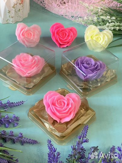 Мыло ручной работы мыло зайка мишка роза
