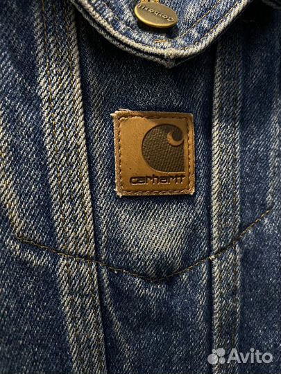 Джинсовая куртка carhartt