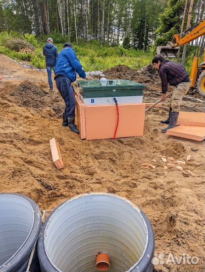 Канализация с установкой под ключ в СПБ