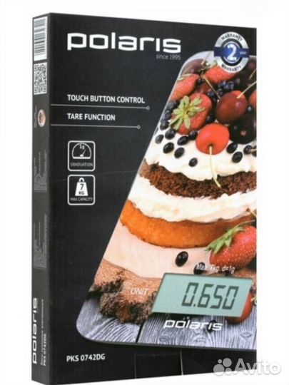 Кухонные весы Polaris PKS 0742DG