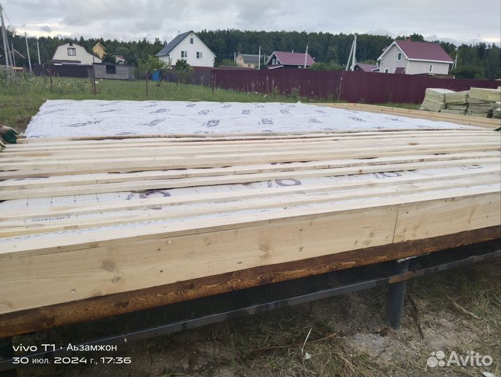 Каркасный домик 6х8