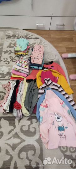 Детские вещи пакетом для девочки 110 116