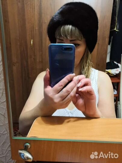 Шапка норковая женская