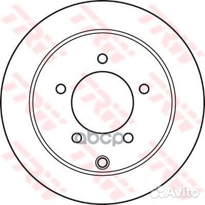 Диск тормозной задн mitsubishi: lancer sportbac