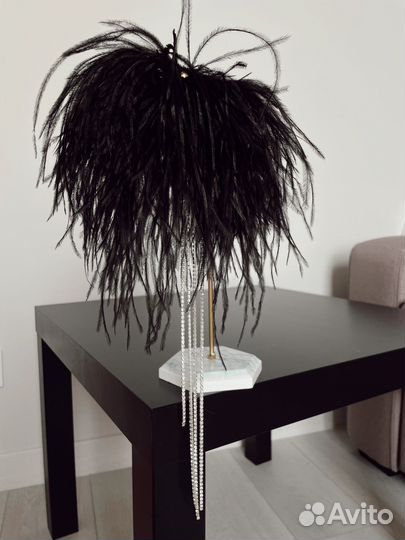 Серьга из перьев для фотосессии аренда