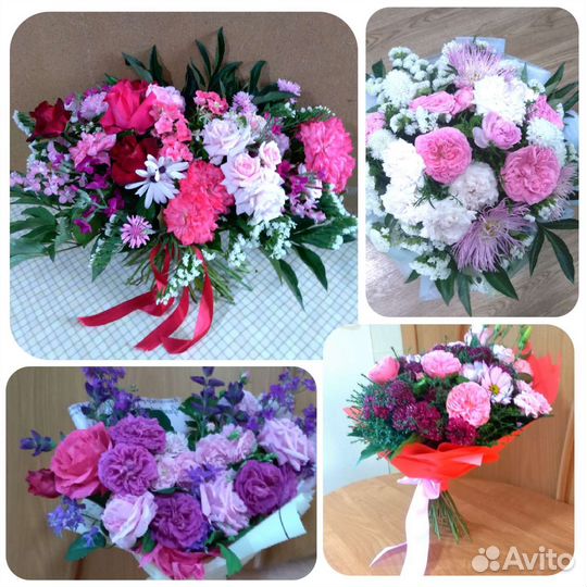 Букет из 9 роз, гербер, лилий