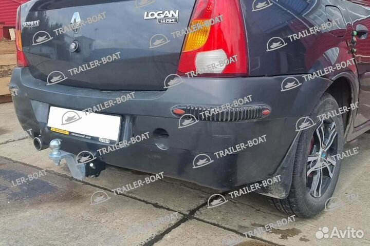 Фаркоп Renault Sandero (нв) 2014-2022, под квадрат, 51296