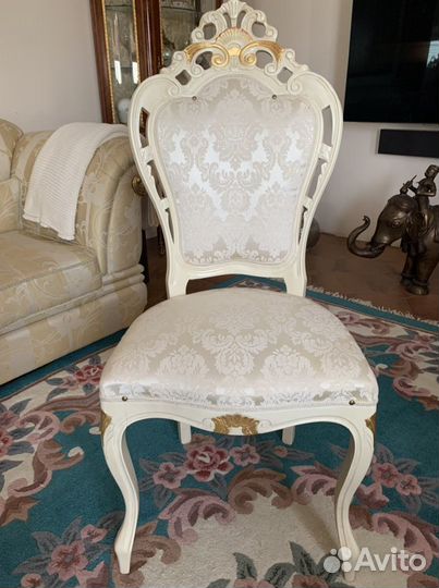 Стулья из массива дерева бу Италия