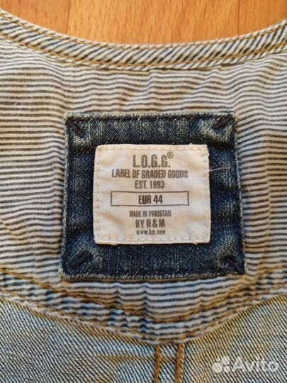 Жилет джинсовый женский H&M р. 46-48