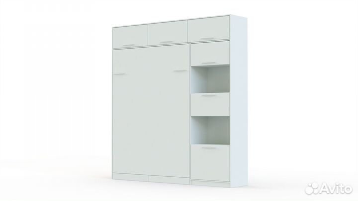 Шкаф кровать трансформер белая