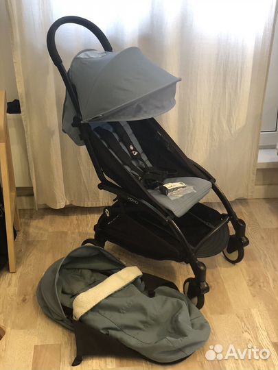 Babyzen yoyo aqua люлька+футмут