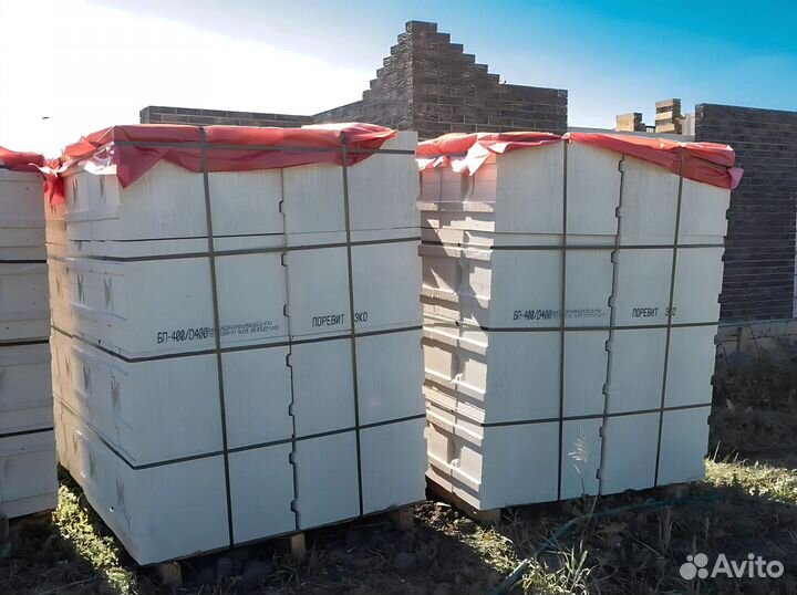Газоблоки Поревит с доставкой