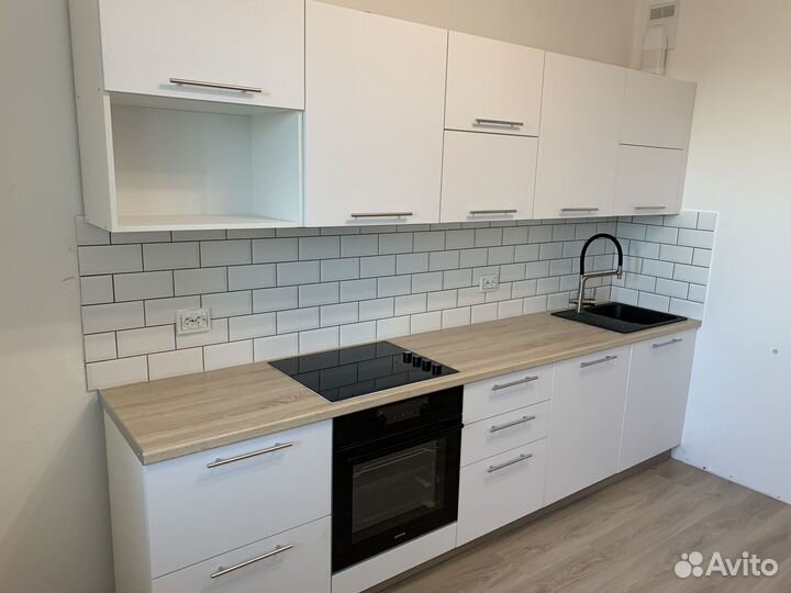 Прямая кухня новая мдф ксп:33688