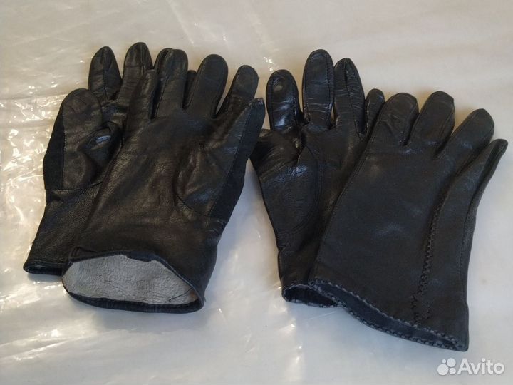 Перчатки женские натуральная кожа