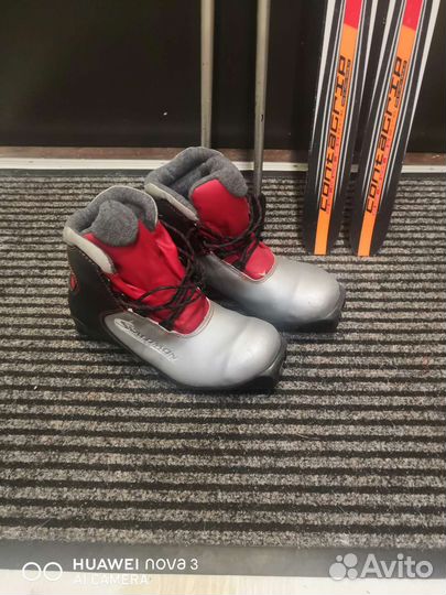 Лыжные ботинки salomon sns лыжи соломон