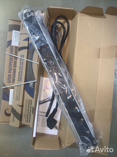 Блок розеток Cabeus PDU-9P-2EU. 16А. Новые. 18шт