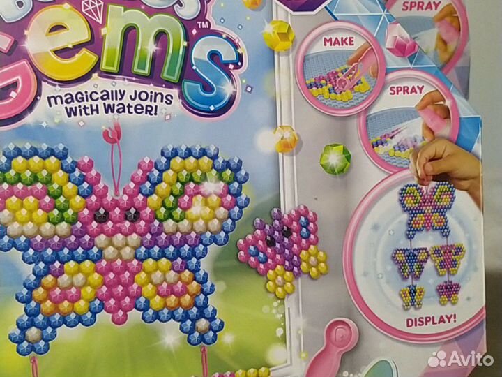 Набор для творчества Beados gems + дополнительные