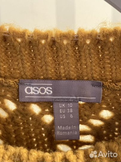 Свитер желтый женский ASOS мягкий