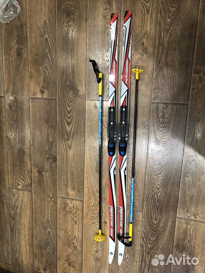 Лыжи беговые детские 150 с палками