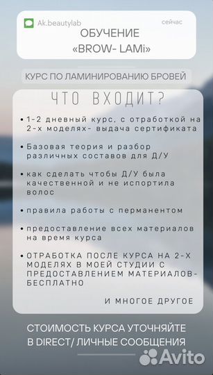 Обучение мастер бровист