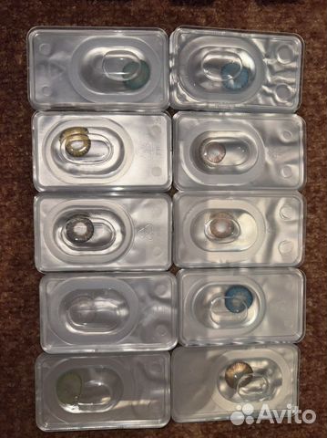 Линзы контактные цветные