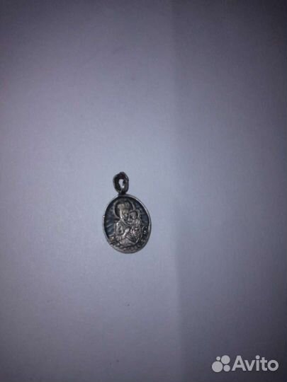 Подвеска серебро проба 84