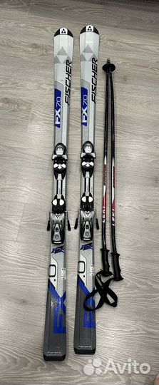 Горные лыжи и палки