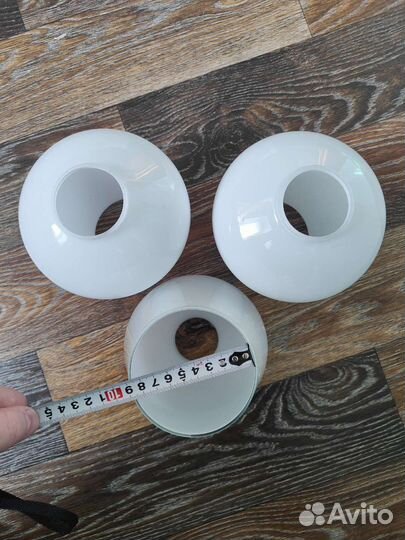 Плафоны для люстры 3 штуки