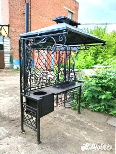 Мангал С крышей