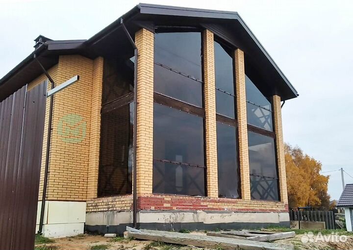 Мягкие окна на беседку