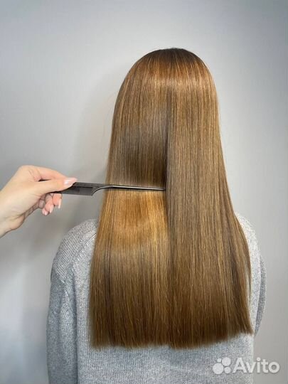 Кератиновое выпрямление