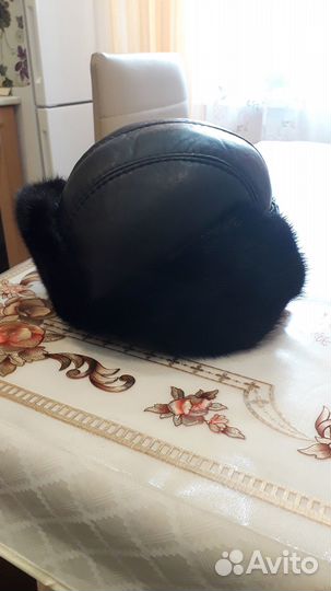 Норковая шапка мужская 57-59