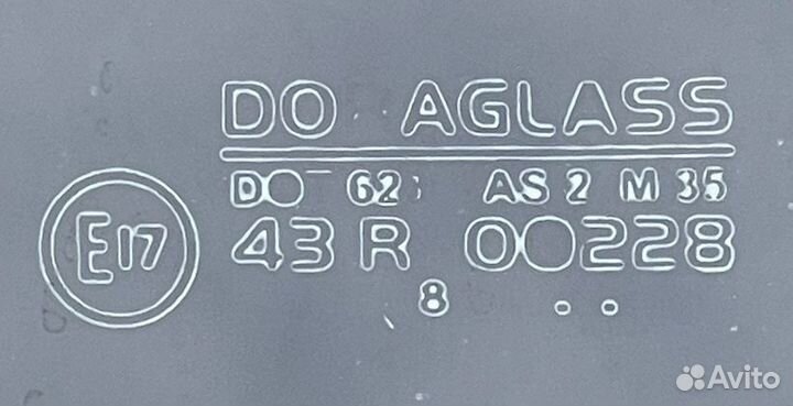 Хендай H-1 Стекло кузова левое заднее