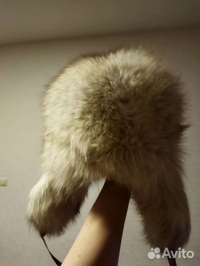 Шапка ушанка из песца