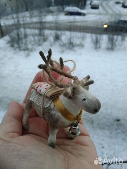 Ватная игрушка Олень