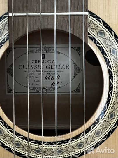 Гитара cremona 460H размер 7/8 +чехол+подставка
